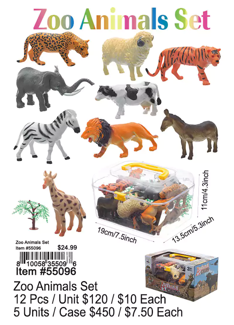 Zoo Animal set